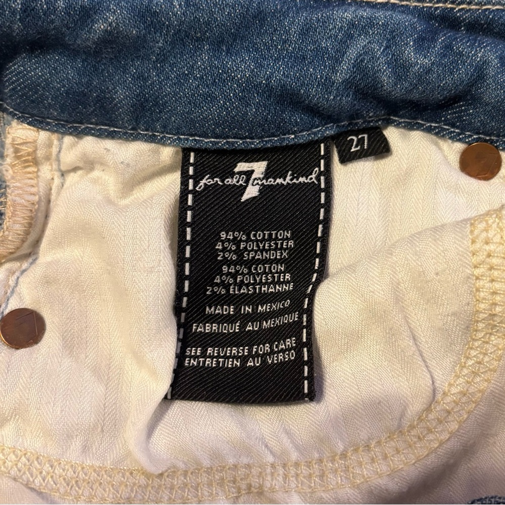 7 for all Mankind Size 27 Jeans - Picture 10 of 10